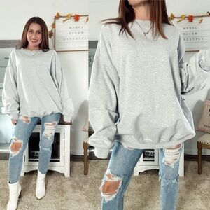 Tri-Mountain Gray Crewneck Sweatshirt size 3XL